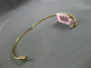 ESTATE .55CT DIAMOND 18KT ROSE GOLD 3D ETOILE CLASSIC 2mm BANGLE BRACELET