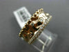 ESTATE 1.05CT DIAMOND 18KT ROSE GOLD PAVE ETOILE HAMMERED MILGRAIN ETERNITY RING