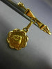 ESTATE 18KT YELLOW GOLD 3D CLASSIC ITALIAN BAPTISM PIN #MILANO29