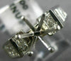 .96CT DIAMOND 14K WHITE GOLD 3D ROUND PRINCESS SEMI MOUNT ENGAGEMENT RING #23794