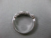 ESTATE .80CTW BAGUETTE DIAMOND WEDDING ANNIVERSARY 18K WHITE GOLD RING 5MM #6017