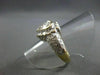 ESTATE LARGE 1.0CT DIAMOND 14K WHITE & YELLOW GOLD HEART FUN RING STUNNING 22372
