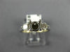 ANTIQUE .54CT DIAMOND 14KT WHITE GOLD 3 STONE SEMI MOUNT ENGAGEMENT RING #22415