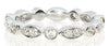 .54CT DIAMOND 18KT WHITE GOLD ROUND & MARQUISE SHAPE ETERNITY ANNIVERSARY RING