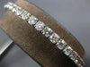 ESTATE LARGE 3.10CT DIAMOND 14KT WHITE GOLD 3D ROUND ADJUSTABLE TENNIS BRACELET