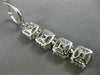 LARGE 7.15CT WHITE & FANCY YELLOW DIAMOND 18KT TWO TONE GOLD 3D HANGING EARRINGS