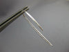 LONG .59CT DIAMOND 14KT WHITE GOLD 3D ELONGATED GRADUATING BAR HANGING EARRINGS