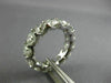 ESTATE LARGE 5.53CT ROUND DIAMOND PLATINUM 3D ETERNITY WEDDING ANNIVERSARY RING