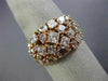 ESTATE LARGE 4.29CT PINK DIAMOND 18KT ROSE GOLD 3D MULTI SHAPE ANNIVERSARY RING