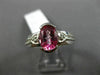 1.27CT DIAMOND & AAA PINK TOPAZ 14KT WHITE GOLD 3D SEMI FILIGREE ENGAGEMENT RING