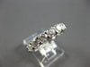 LARGE 2.24CT DIAMOND 14KT WHITE GOLD 3D ROUND 9 STONE WEDDING ANNIVERSARY RING