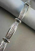 ESTATE WIDE DIAMOND PRICESS CUT 2.0CTW 14KT WHITE GOLD BRACELET SIMPLY THE BEST