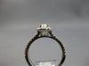 1.20CT WHITE & LIGHT CHOCOLATE FANCY DIAMOND 14KT WHITE GOLD 3D ENGAGEMENT RING