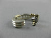 ESTATE LONG .70CT DIAMOND BAGUETTE 14KT 2 TONE GOLD UMBRELLA EARRINGS CUTE! 6162