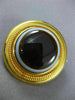 ESTATE EXTRA LARGE 14KT YELLOW GOLD EVIL EYE BARON ROTHSCHILD BROOCH PIN #26363