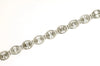 ESTATE 5.0CT DIAMOND 14KT WHITE GOLD CLASSIC OVAL BEZEL ETERNITY TENNIS BRACELET