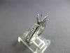 .60CT DIAMOND 14KT WHITE GOLD SIX PRONG CHANNEL SEMI MOUNT ENGAGEMENT RING 28073