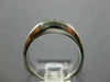 ESTATE .48CT DIAMOND 14KT WHITE GOLD 3D CHANNEL WEDDING ANNIVERSARY RING #18145