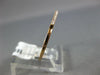 ESTATE .09CT DIAMOND 18KT ROSE GOLD 3D CLASSIC BAR RING