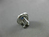 ESTATE 3.38CT DIAMOND & AAA SAPPHIRE 18K WHITE GOLD OVAL HALO CLIP ON EARRINGS
