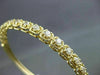 ANTIQUE 1.90CT DIAMOND 18KT YELLOW GOLD CLASSIC FILIGREE BANGLE BRACELET F/G VS