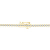 ESTATE 2.0CT DIAMOND 14KT YELLOW GOLD 3D CLASSIC ROUND TENNIS BRACELET