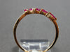 .63CT DIAMOND & AAA RUBY 14KT ROSE GOLD 3D MARQUISE & ROUND MULTI LEAF FUN RING