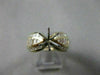 1.50CT DIAMOND 14K YELLOW GOLD ROUND & BAGUETTE SEMI MOUNT ENGAGEMENT RING 21099