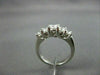 ESTATE .78CT DIAMOND LUCIDA 5 STONE 14KT WHITE GOLD ENGAGEMENT RING STUNNG 16301