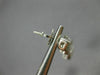 ESTATE 1.50CT PRINCESS DIAMOND 14K WHITE GOLD PAST PRESENT FUTURE EARRINGS 19039