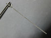 ESTATE LONG .45CT DIAMOND 18KT WHITE GOLD 3D CLASSIC BAR HANGING EARRINGS