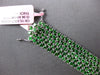 EXTRA LARGE 15.57CT AAA TSAVORITE 18KT WHITE GOLD 3D MULTI ROW TENNIS BRACELET