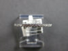 ESTATE .18CT DIAMOND 18KT WHITE GOLD 3D 1.5MM ROUND WEDDING ANNIVERSARY RING
