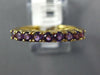 ESTATE .58CT AAA AMETHYST 14KT YELLOW GOLD 3D CLASSIC ROUND FUN RING