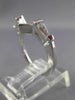 .28CT BAGUETTE DIAMOND 14KT WHITE GOLD 3D V SHAPE WEDDING ANNIVERSARY RING 26059