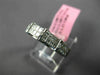 ESTATE .66CT DIAMOND 18KT WHITE GOLD ROUND & PRINCESS INVISIBLE ANNIVERSARY RING