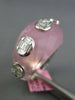 LARGE 25.19CT DIAMOND & AAA PINK QUARTZ DOME SHAPE 18KT WHITE GOLD OVAL FUN RING