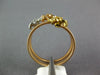ESTATE WIDE .23CT DIAMOND 18KT TRI COLOR GOLD 3D MULTI STAR FLEXIBLE FUN RING