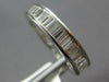 3.37CT DIAMOND PLATINUM BAGUETTE ETERNITY CHANNEL MULTI HEART ANNIVERSARY RING
