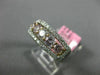 1.24CT WHITE & PINK DIAMOND 18K WHITE & ROSE GOLD HALO WEDDING ANNIVERSARY RING