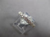 ESTATE 1.10CT DIAMOND 18KT WHITE GOLD 3D CLASSIC MULTI FLOWER ETERNITY LOVE RING