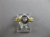 1.15CT DIAMOND & TANZANITE 14K YELLOW GOLD CLASSIC 3 STONE BEZEL ENGAGEMENT RING