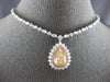 EXTRA LARGE 17.07CT MULTI COLOR DIAMOND 18KT WHITE & ROSE GOLD PRINCESS NECKLACE