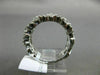 ESTATE .75CT DIAMOND 14K WHITE GOLD OPEN CIRCLE OF LIFE WEDDING ANNIVERSARY RING
