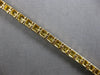 GIA LARGE 20.77CT FANCY YELLOW DIAMOND 18KT YELLOW GOLD CUSHION TENNIS BRACELET
