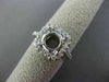 ESTATE .80CT DIAMOND 14KT WHITE GOLD 3D SQUARE SEMI MOUNT ENGAGEMENT RING #25529