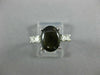 ESTATE LARGE 5.42CT DIAMOND & AAA STAR SAPPHIRE PLATINUM ENGAGEMENT RING #26552