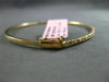 ESTATE .55CT DIAMOND 18KT ROSE GOLD 3D ETOILE CLASSIC 2mm BANGLE BRACELET