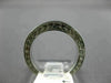 ESTATE .42CT DIAMOND 14K WHITE GOLD 3D FILIGREE CHANNEL ANNIVERSARY RING 18149