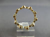ESTATE .76CT DIAMOND 14KT YELLOW GOLD 3D CROWN ETERNITY WEDDING ANNIVERSARY RING